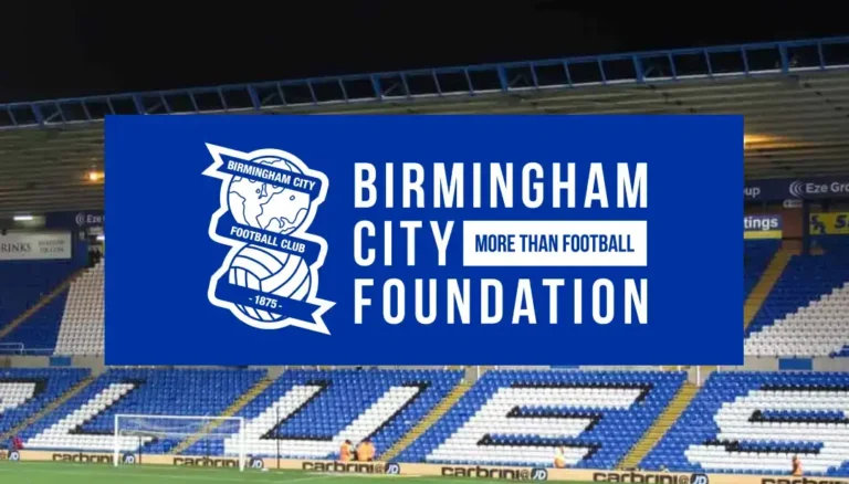 Birmingham City FC Foundation branding over St Andrew’s