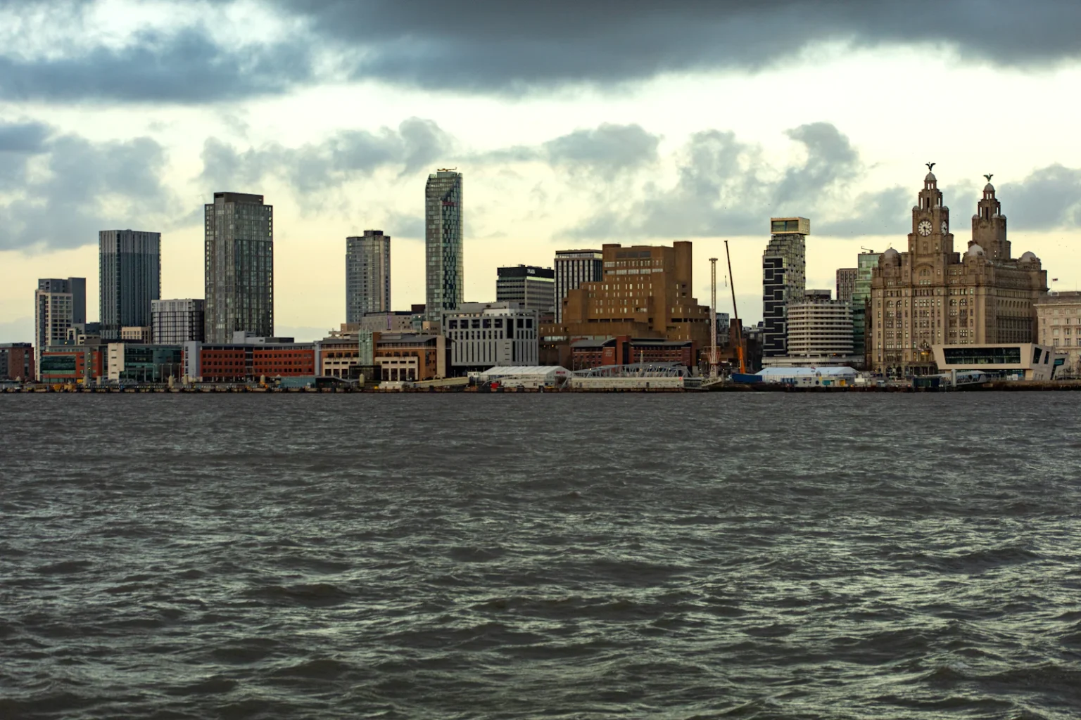 The Liverpool waterfront skyline